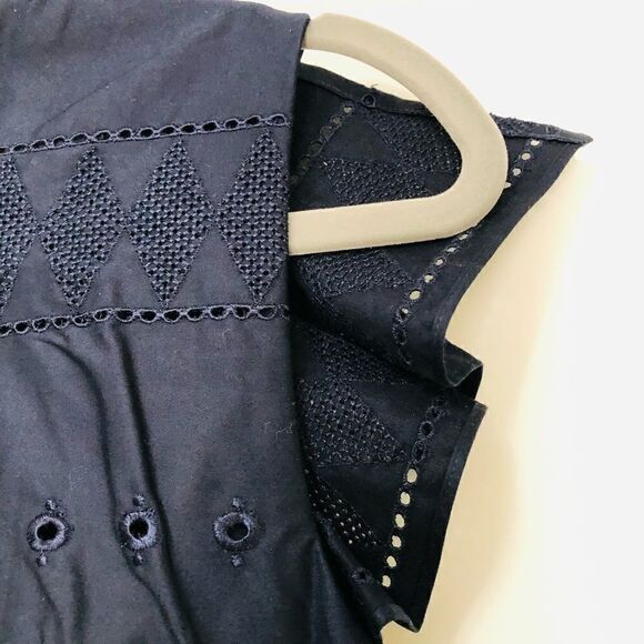 NWT: Ted Baker Forelli Ruffle Embroidered Top - Picture 6 of 15